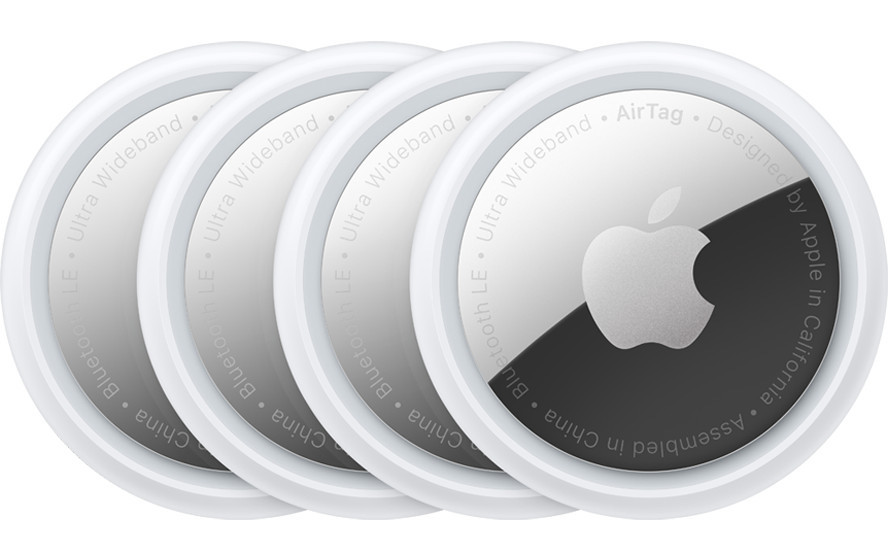 four-pack of Apple AirTags