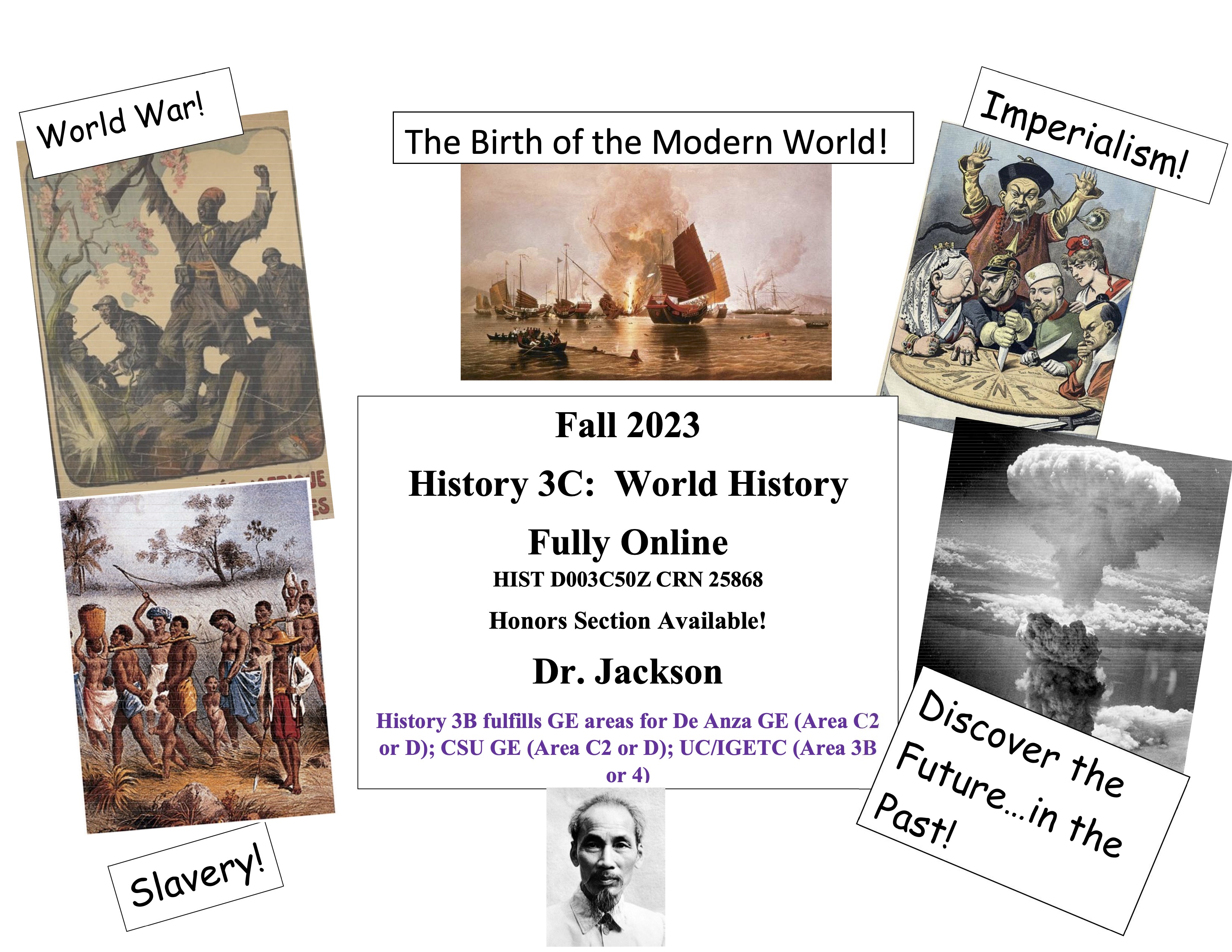 Flyer for HIST 3C